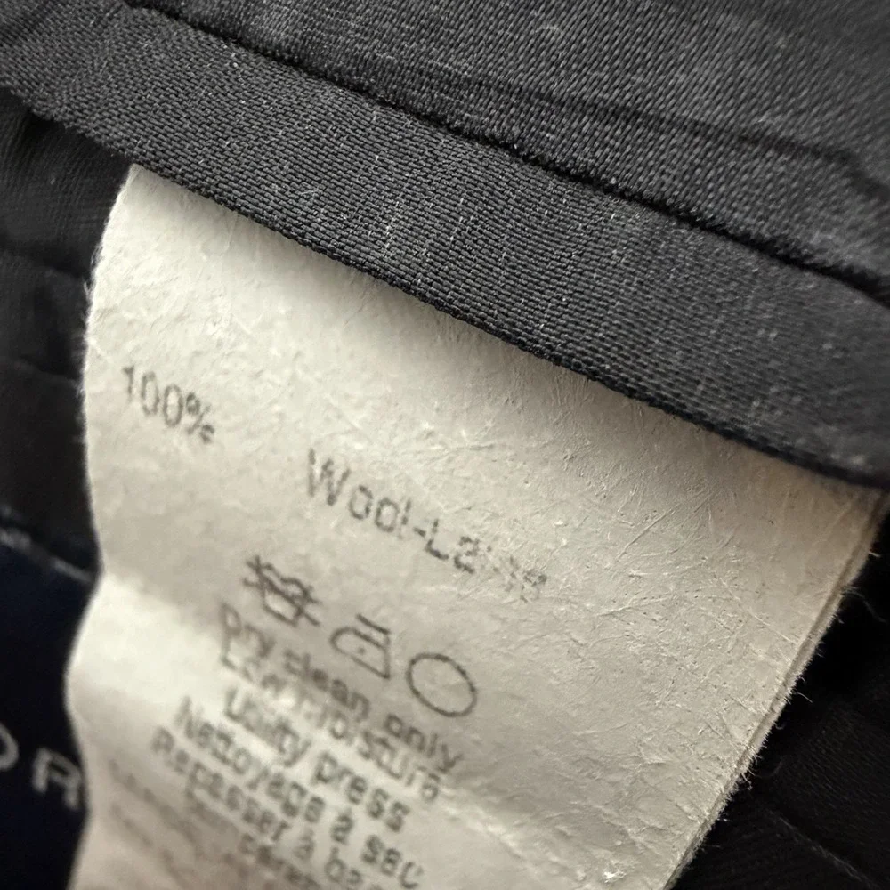 Lauren Ralph Lauren Suit Mens 46R‎ Gray Pinstripe 2 Button 100% Wool